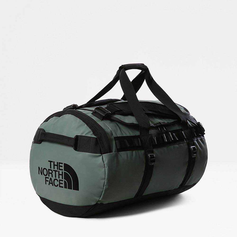 The North Face Duffel Bag Mens Australia - The North Face Base Camp - Medium Green / Black (UAZ-6953